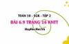 Bài 6.9 trang 16 Toán 10 tập 2 Kết nối tri thức